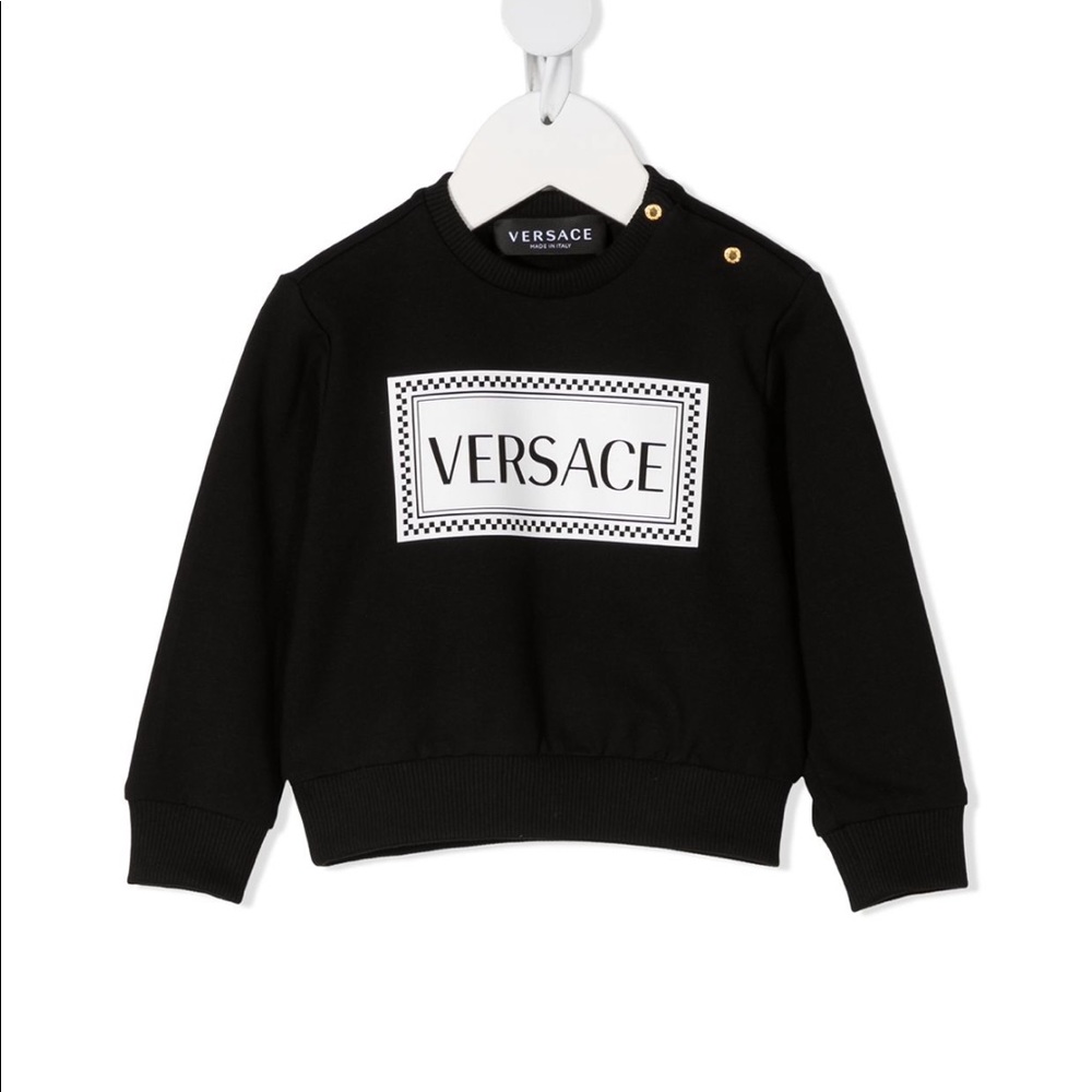 Versace kids 90s vintage logo sweatshirt